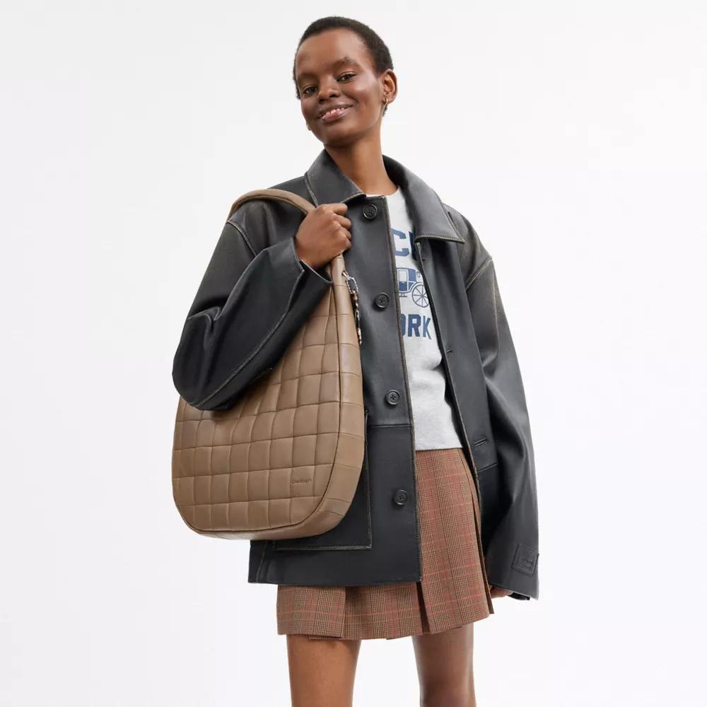 BOLSO COACH GRANDE ALTER/EGO MEDIA LUNA | DARK STONE - 5