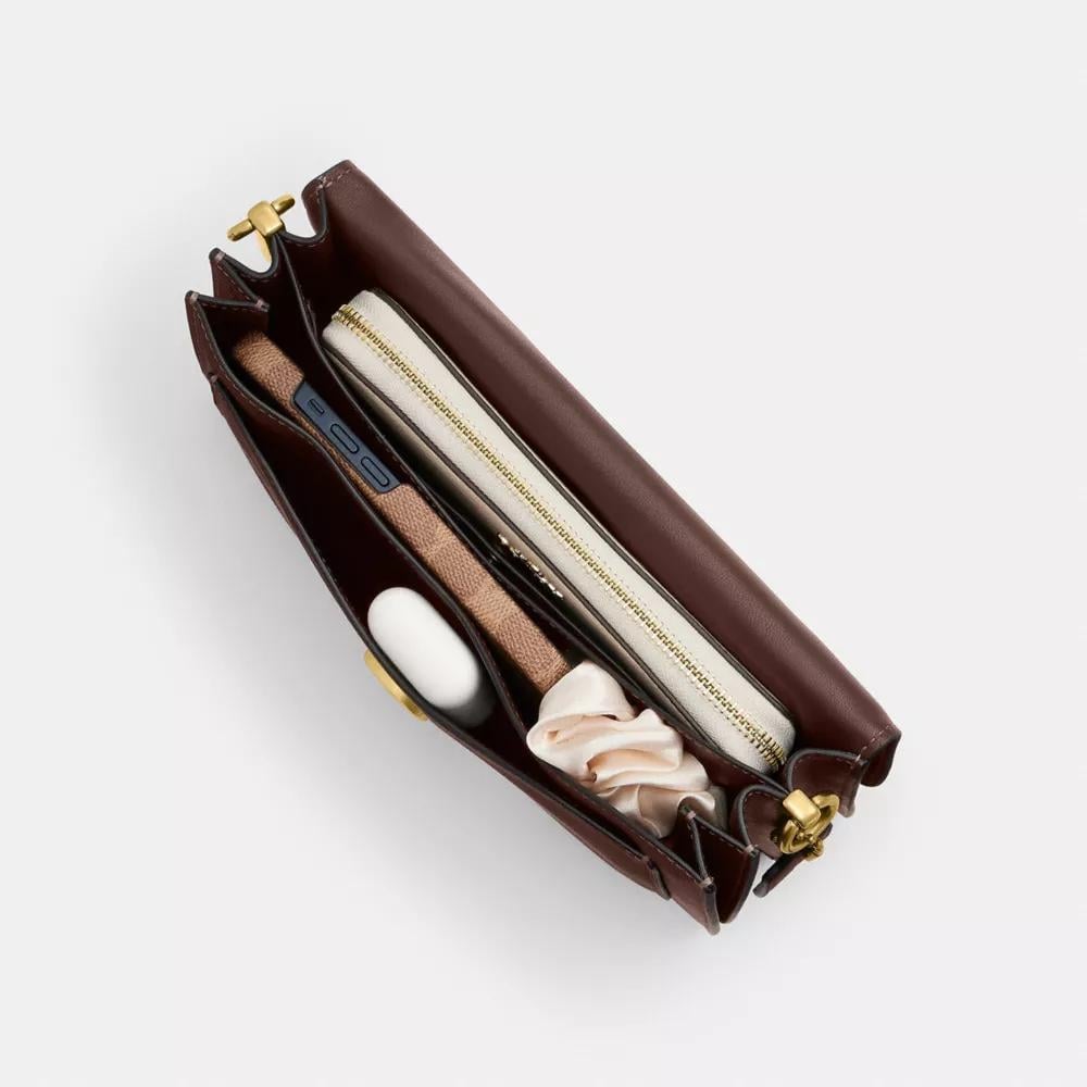 BOLSO COACH TABBY 26 | BRASS/ BROWN - 4