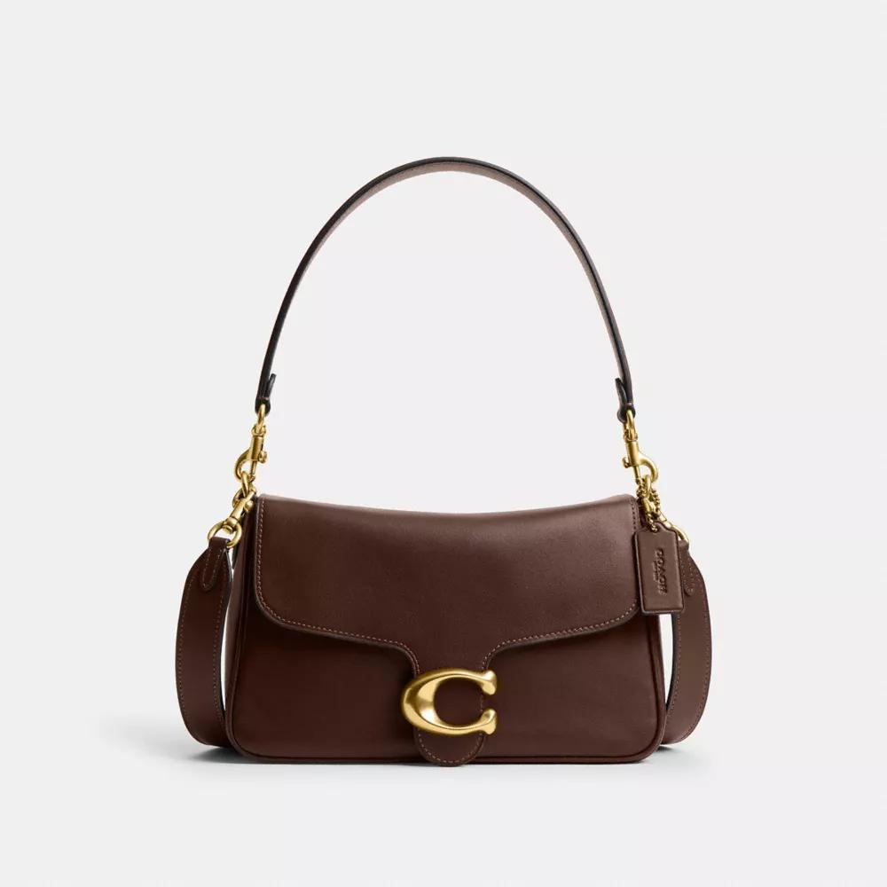 BOLSO SHOULDER COACH SOFT TABBY | BRASS/ MAPLE - 1