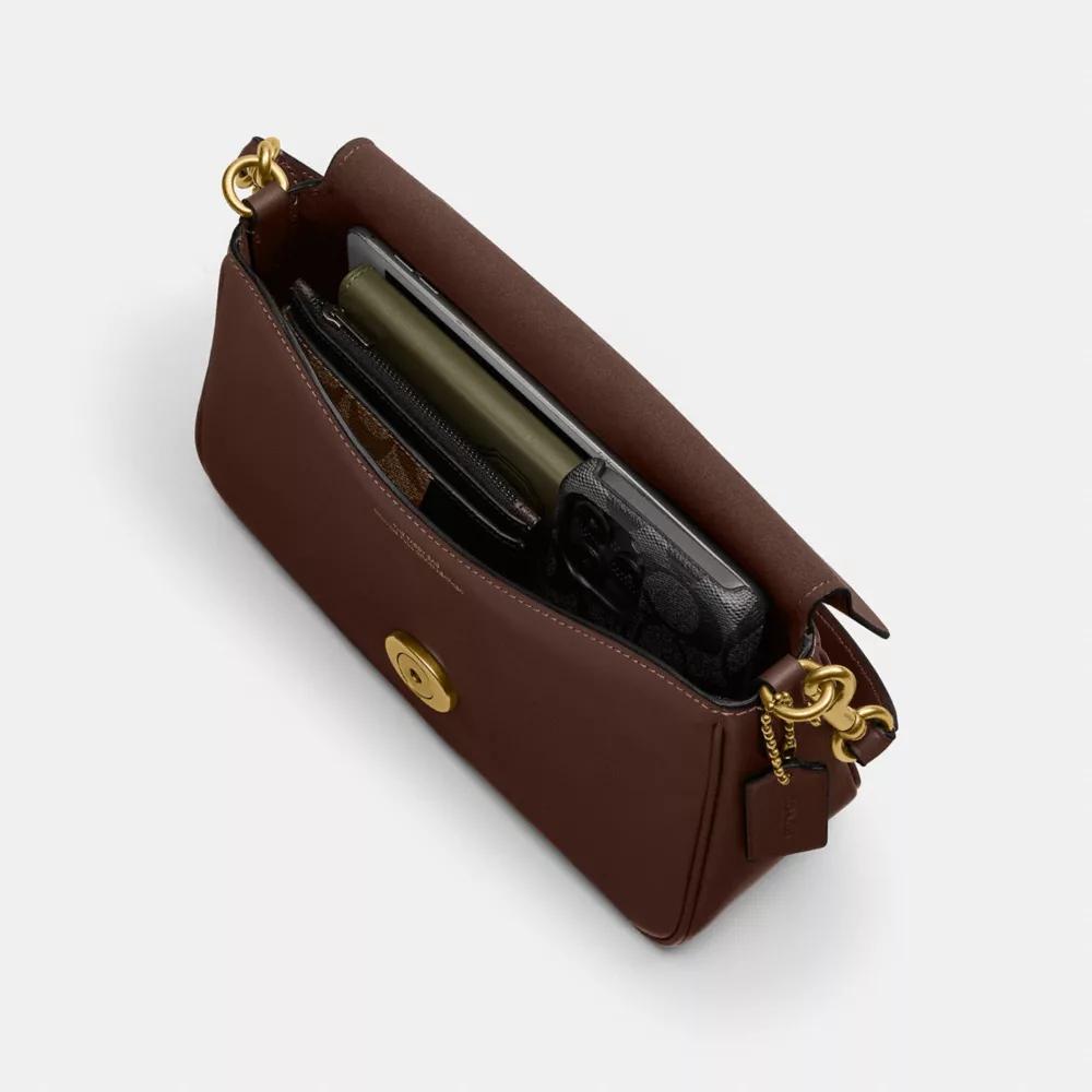 BOLSO SHOULDER COACH SOFT TABBY | BRASS/ MAPLE - 4
