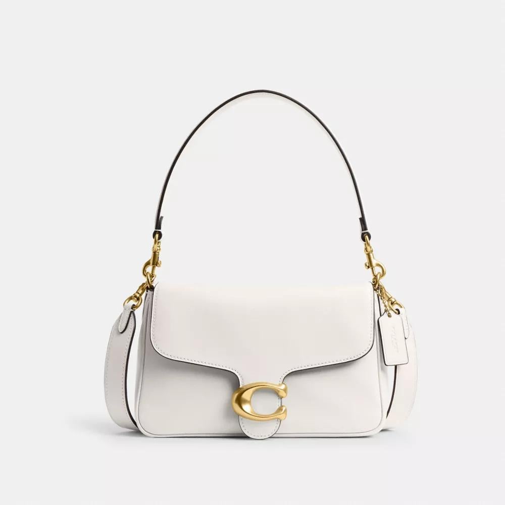 BOLSO SHOULDER COACH SOFT TABBY | BRASS/ CHALK - 1