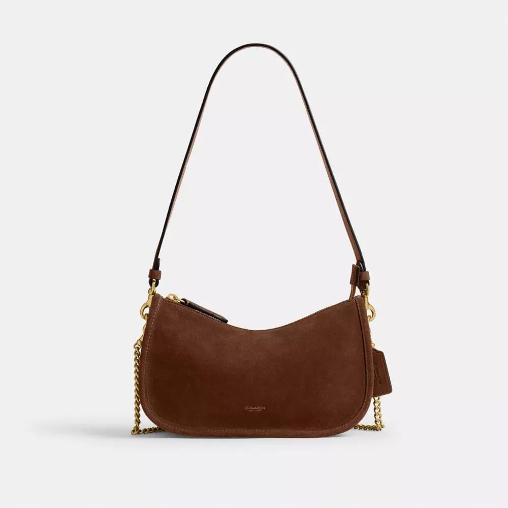 BOLSO COACH WAVERLY | BRASS/ WARM BROWN - 1