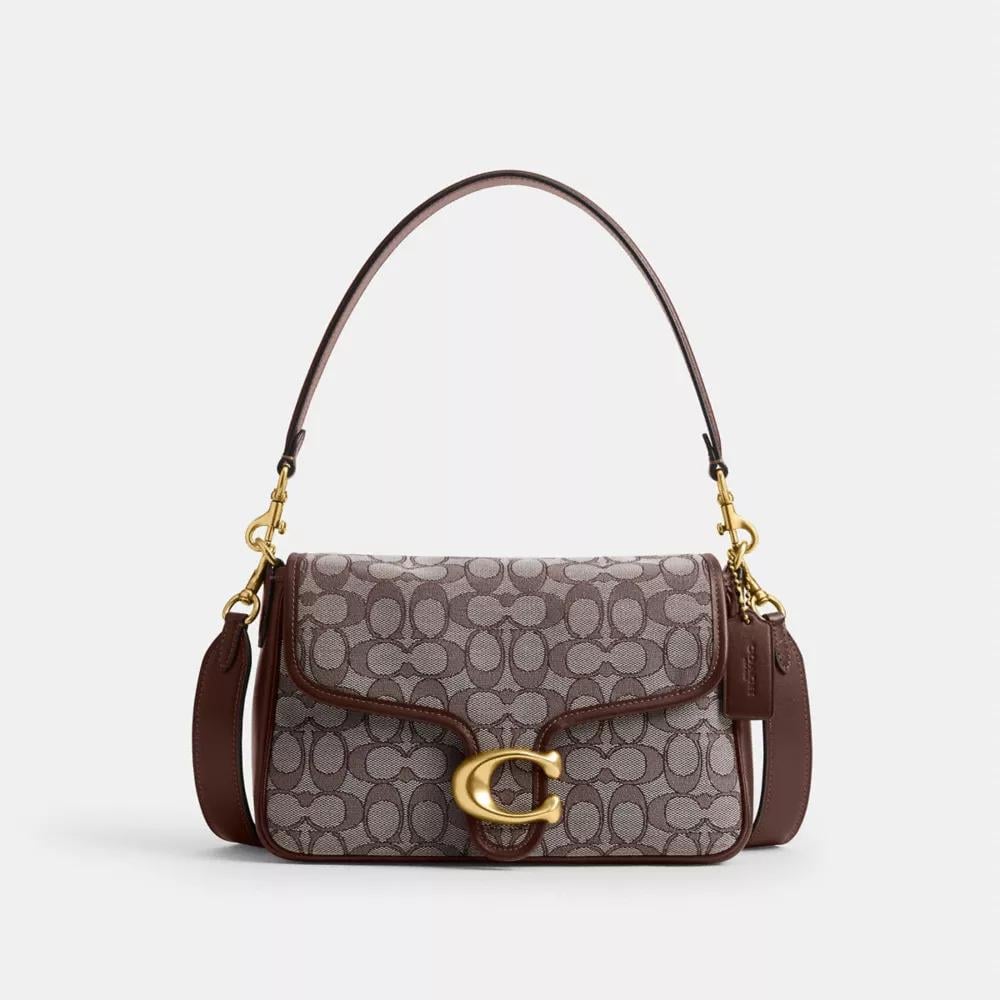 BOLSO SHOULDER COACH SOFT TABBY | BRASS/ OAK MAPLE - 1