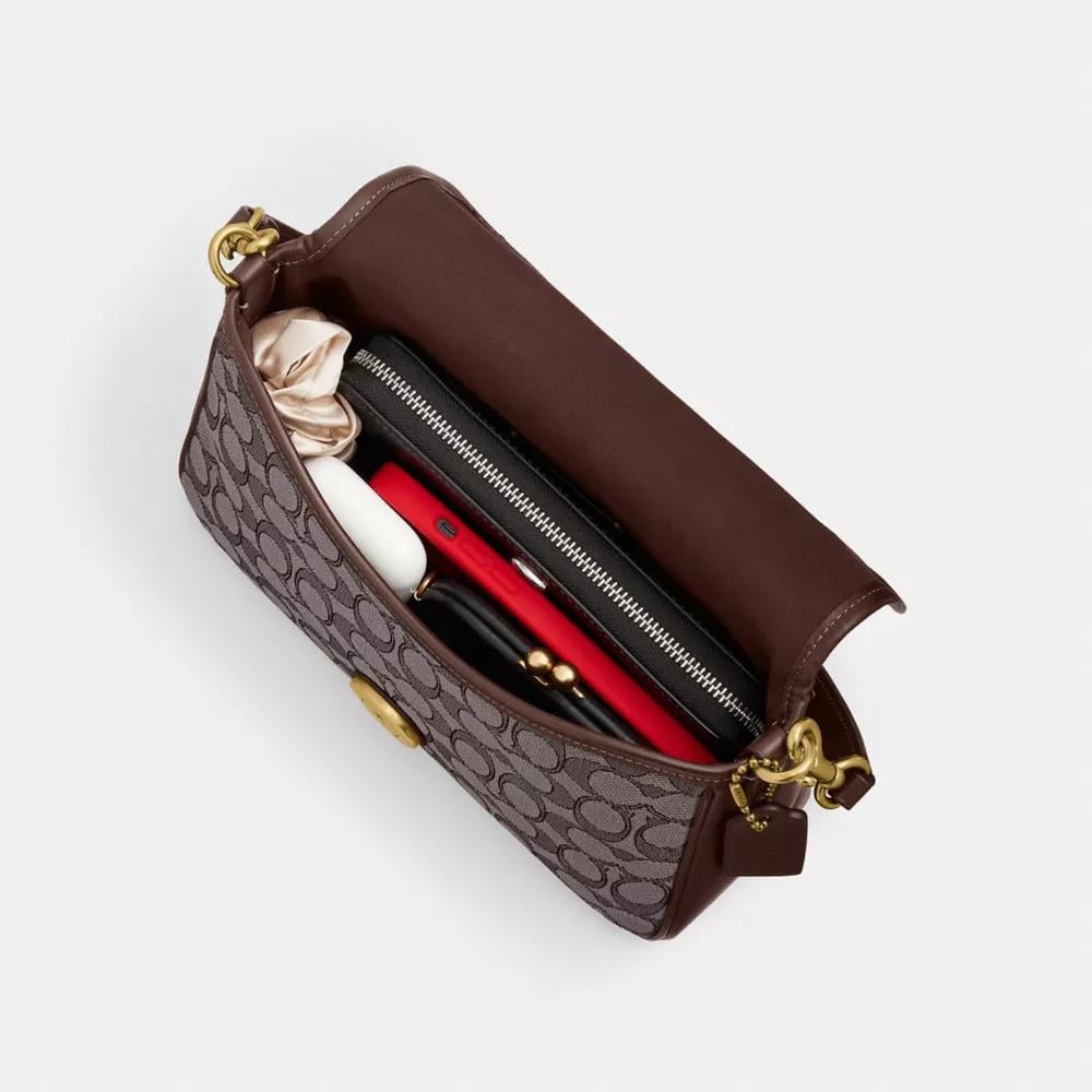 BOLSO SHOULDER COACH SOFT TABBY | BRASS/ OAK MAPLE - 3