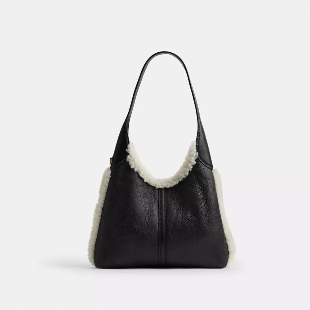BOLSO COACH BROOKLYN 28 PIEL DE OVEJA | NEGRO - 3
