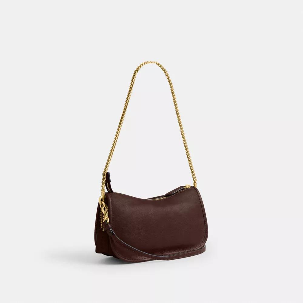 BOLSO COACH TWIN TURNLOCK WAVERLY | BRASS/ MAPLE - 2