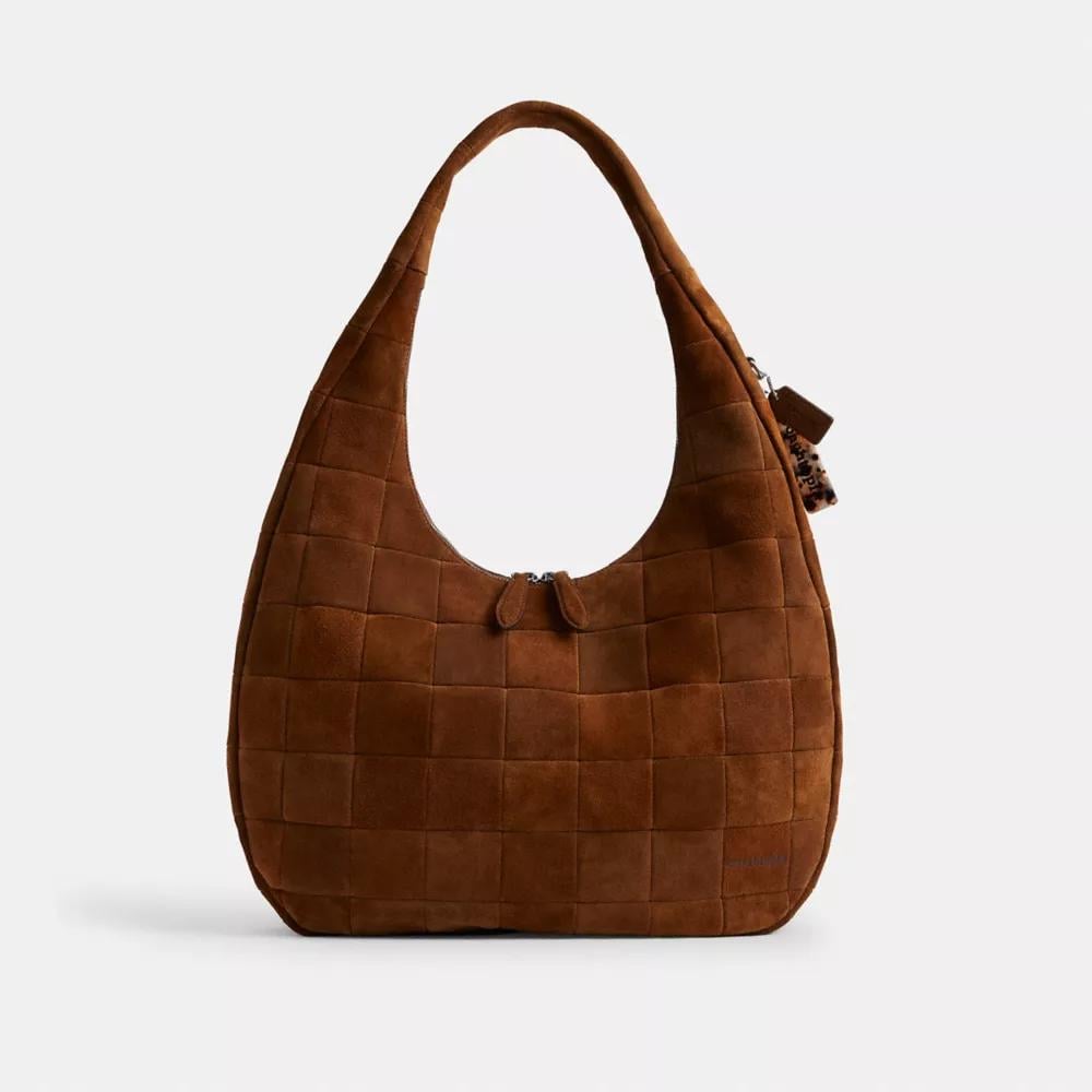 BOLSO COACH GRANDE ALTER/EGO MEDIA LUNA | MARRÓN CÁLIDO - 1