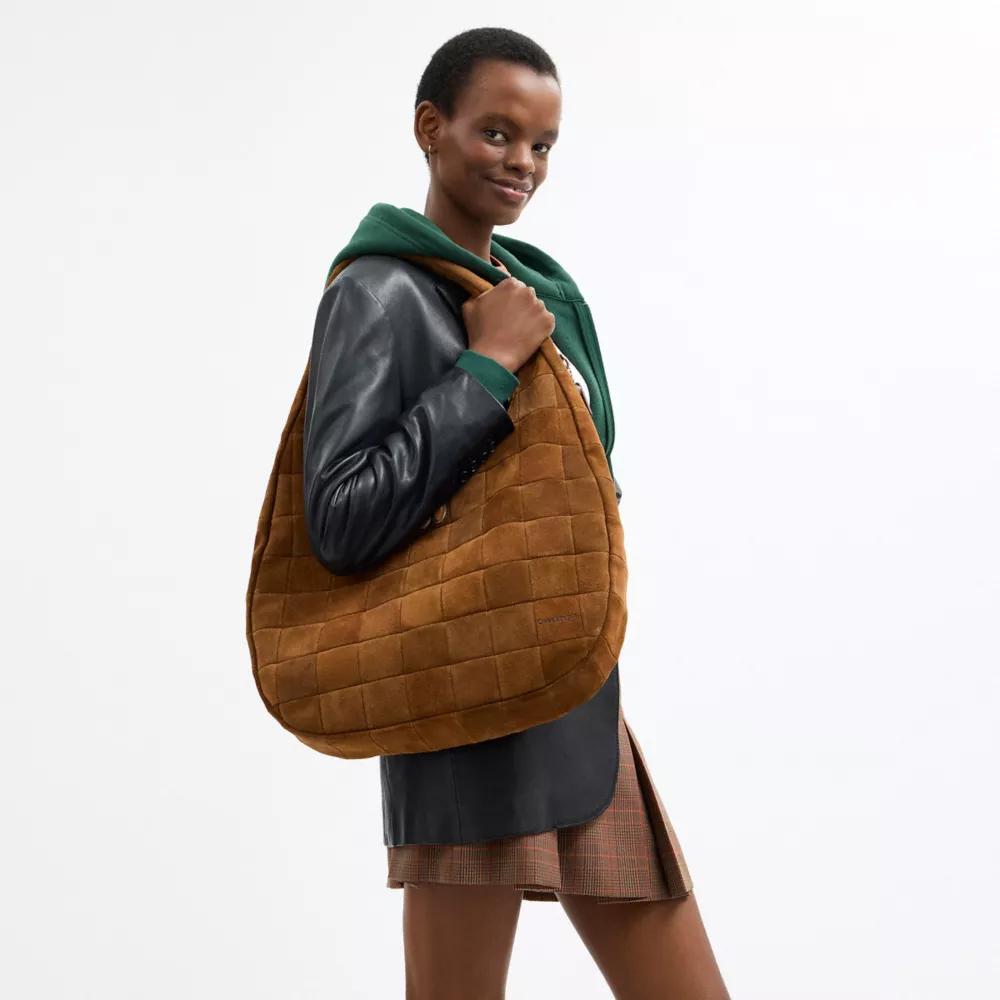 BOLSO COACH GRANDE ALTER/EGO MEDIA LUNA | MARRÓN CÁLIDO - 5