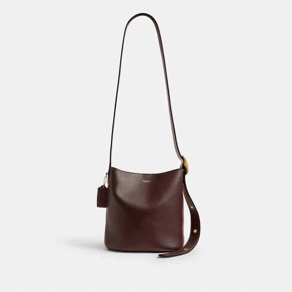 BOLSO COACH BLEECKER BUCKET 21 | MARRÓN MORO - 1