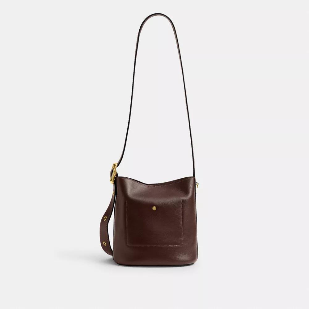 BOLSO COACH BLEECKER BUCKET 21 | MARRÓN MORO - 4