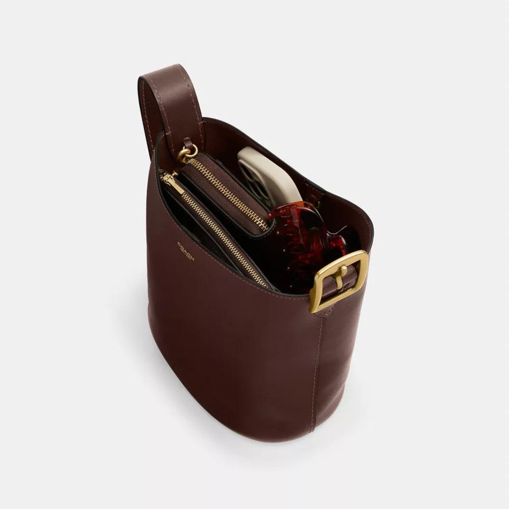 BOLSO COACH BLEECKER BUCKET 21 | MARRÓN MORO - 5