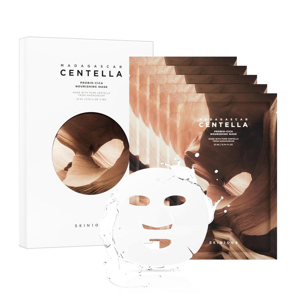 MASCARILLAS FACIALES PROBIO-CICA NUTRITIVAS REPARADORAS SKIN1004 | 5 X 0.84 OZ / 23 ML - 1