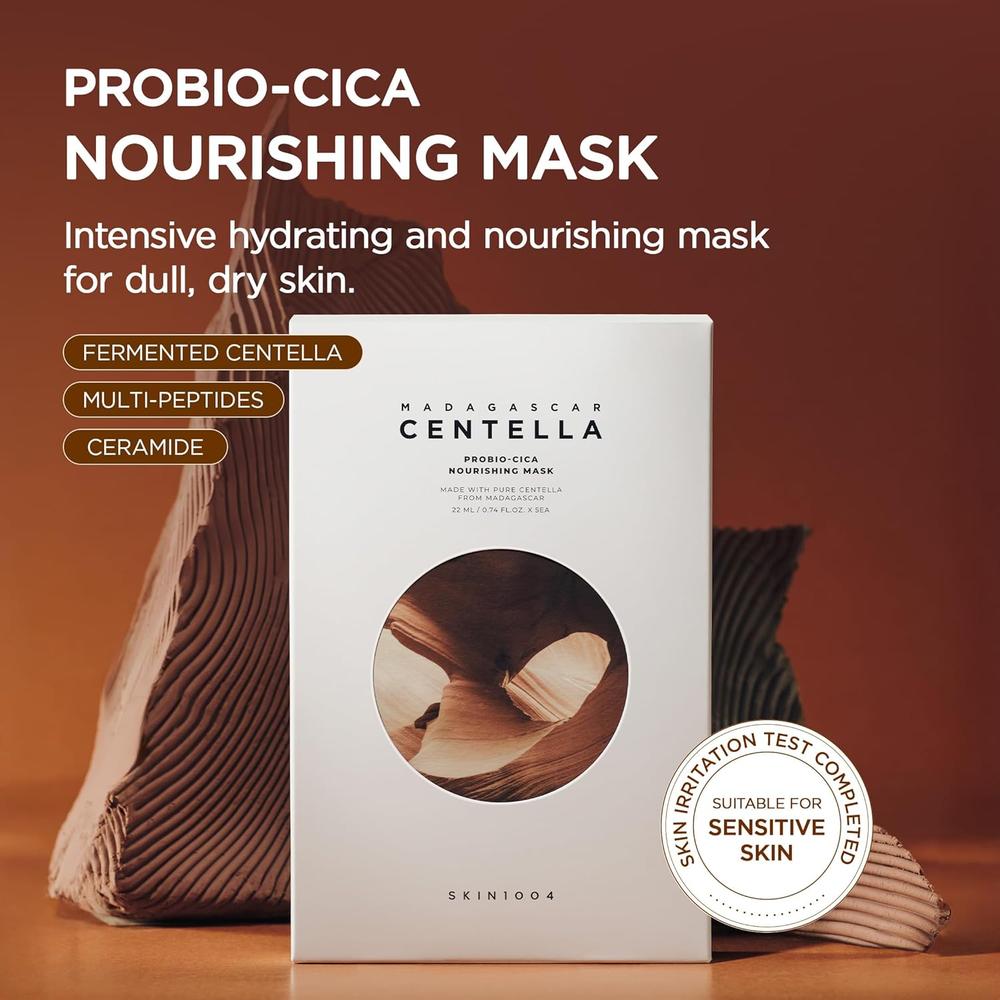 MASCARILLAS FACIALES PROBIO-CICA NUTRITIVAS REPARADORAS SKIN1004 | 5 X 0.84 OZ / 23 ML - 2