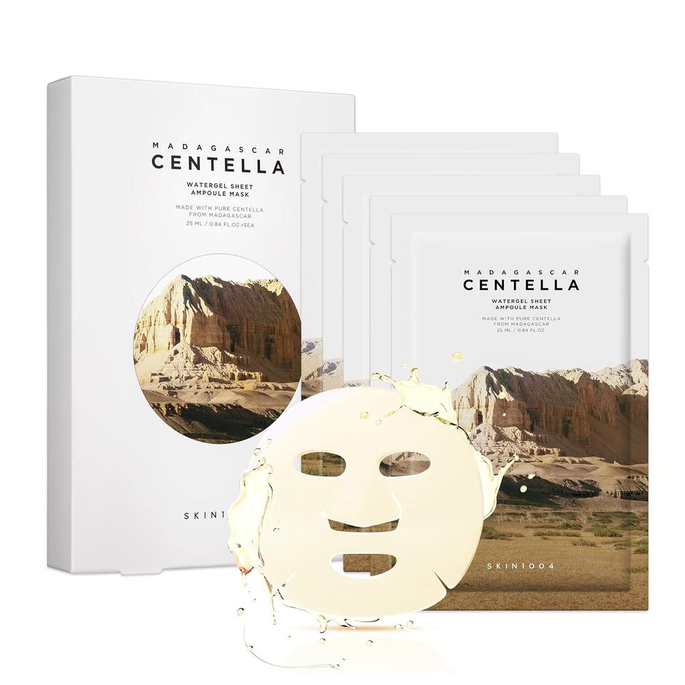 MASCARILLAS FACIALES CENTELLA MADAGASCAR HIDRATANTES SKIN1004 | 5 UNIDADES - 1
