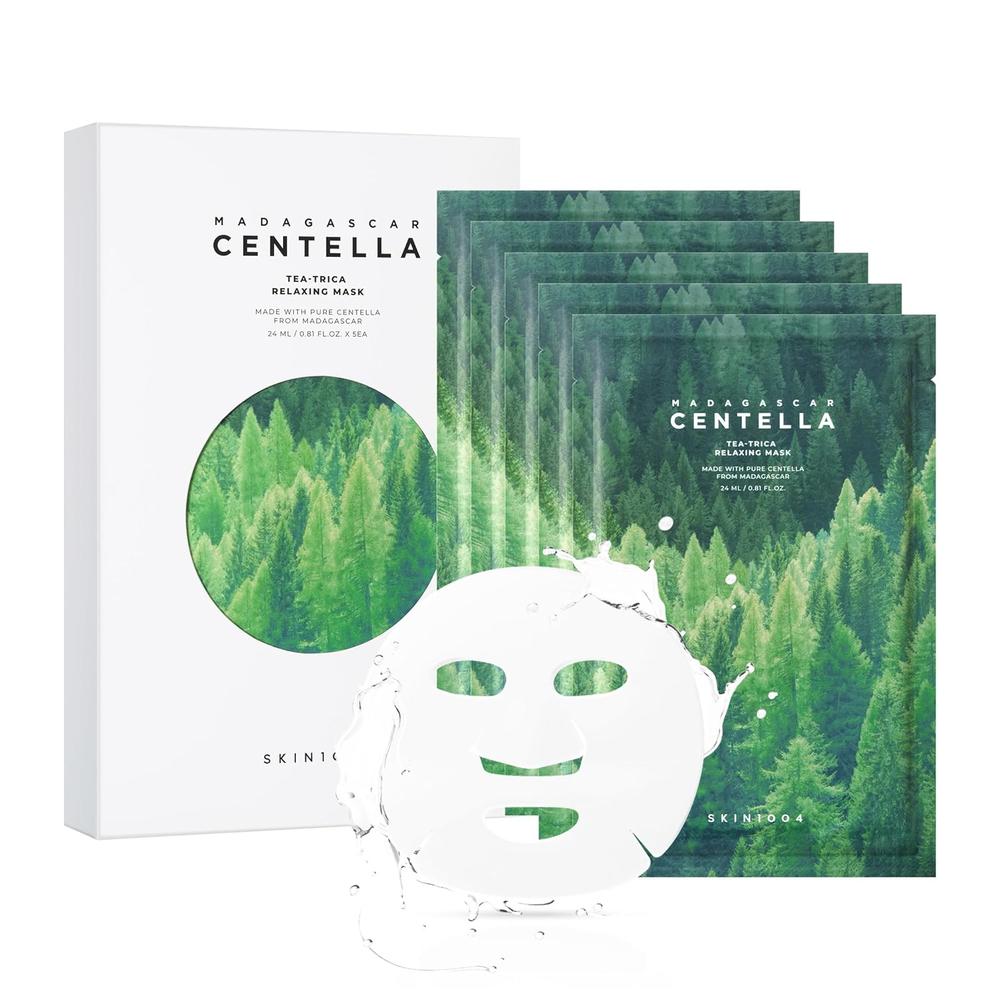 MASCARILLAS FACIALES TEA-TRICA CALMANTES ANTI IMPERFECCIONES SKIN1004 | 5 X 0.81 OZ / 24 ML - 1