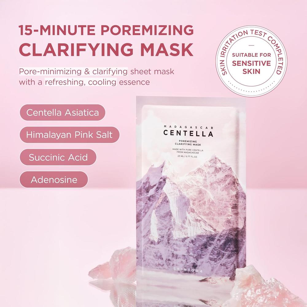 MASCARILLAS FACIALES MINIMIZADORAS DE POROS SKIN1004 | 5 X 0.77 OZ / 23 ML - 3
