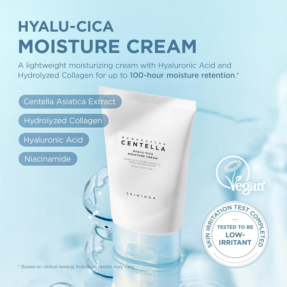 CREMA FACIAL ÁCIDO HIALURÓNICO CENTELLA HIDRATANTE SKIN1004 | 2.53 OZ / 75 ML - 2