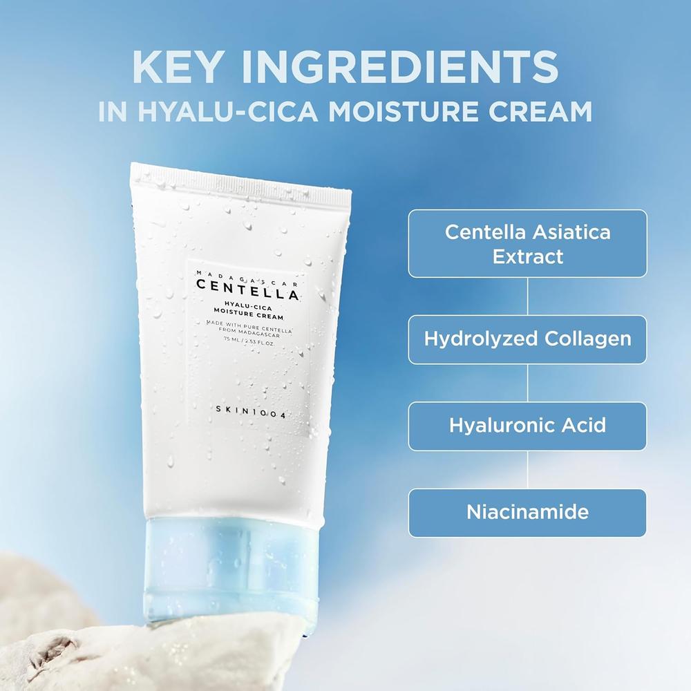 CREMA FACIAL ÁCIDO HIALURÓNICO CENTELLA HIDRATANTE SKIN1004 | 2.53 OZ / 75 ML - 4