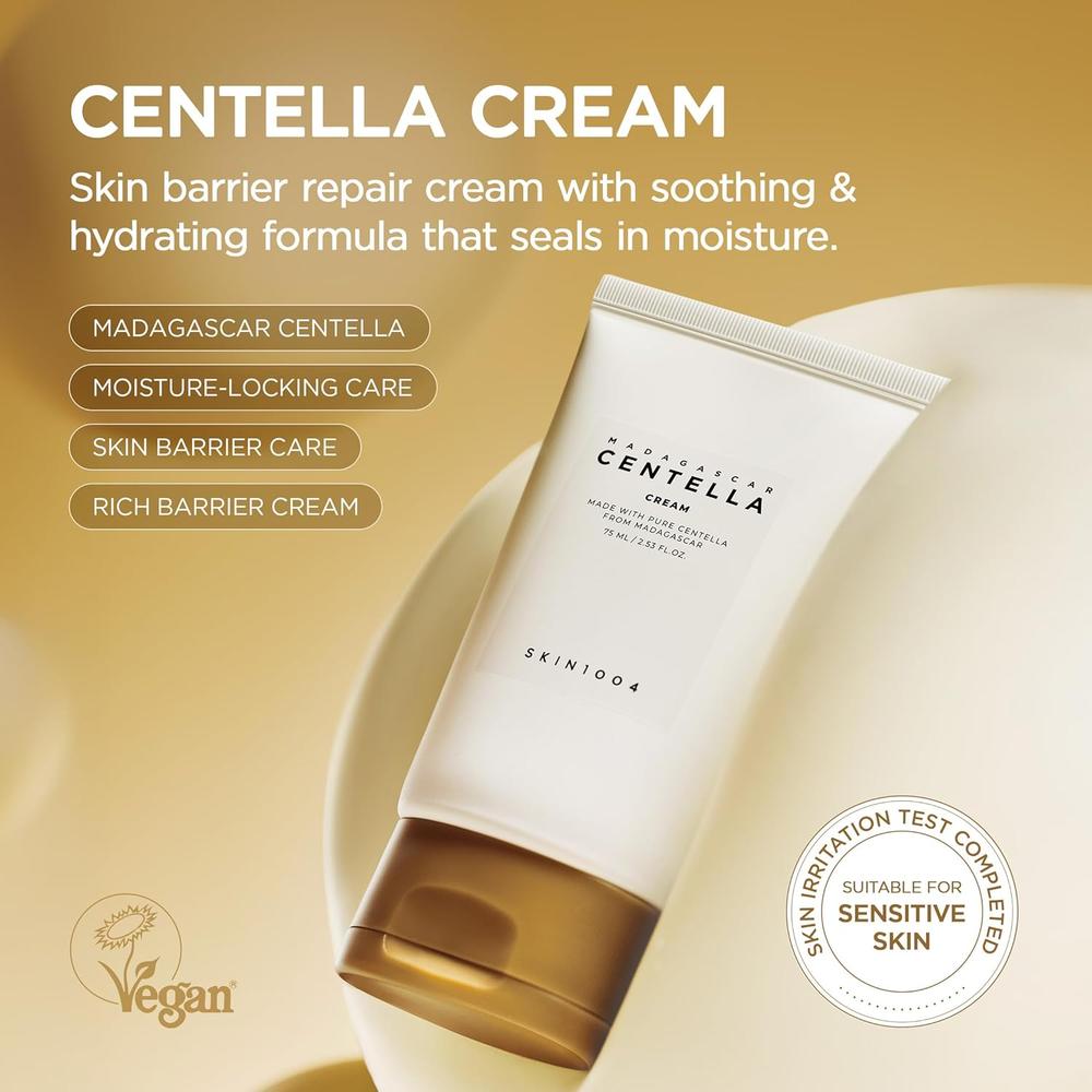 CREMA FACIAL CENTELLA MADAGASCAR HIDRATANTE CALMANTE SKIN1004 | 2.53 OZ / 75 ML - 2
