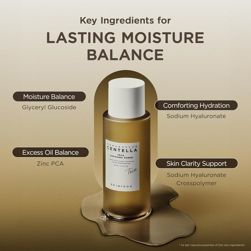 TÓNICO FACIAL TECA CENTELLA CALMANTE HIDRATANTE SKIN1004 | 7.10 OZ / 210 ML - 6