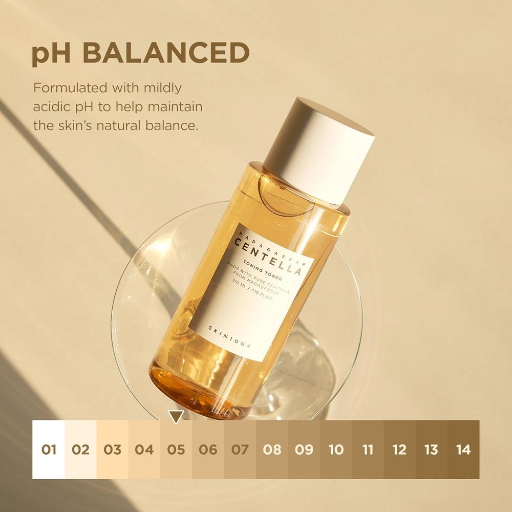 TÓNICO FACIAL CENTELLA MADAGASCAR ÁCIDO HIALURÓNICO PHA SKIN1004 | 7.1 OZ / 210 ML - 5