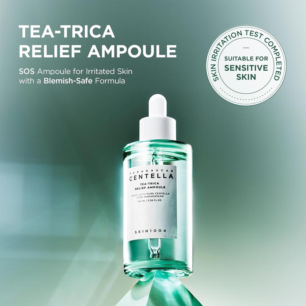 SÉRUM FACIAL TEA-TRICA ÁRBOL DE TÉ CALMANTE HIDRATANTE SKIN1004 | 3.38 OZ / 100 ML - 2