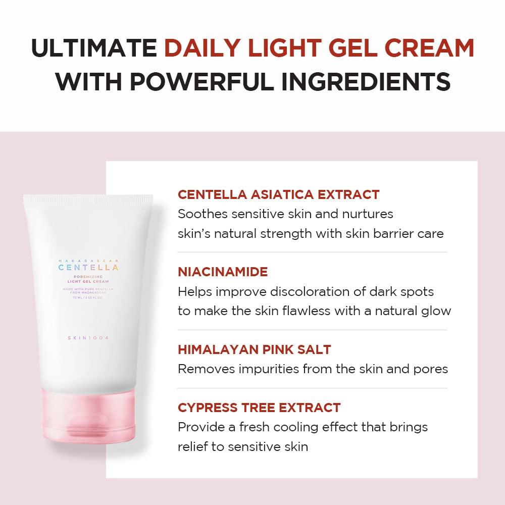 CREMA FACIAL CENTELLA MADAGASCAR POREMIZING POROS SKIN1004 | 2.53 OZ / 75 ML - 5