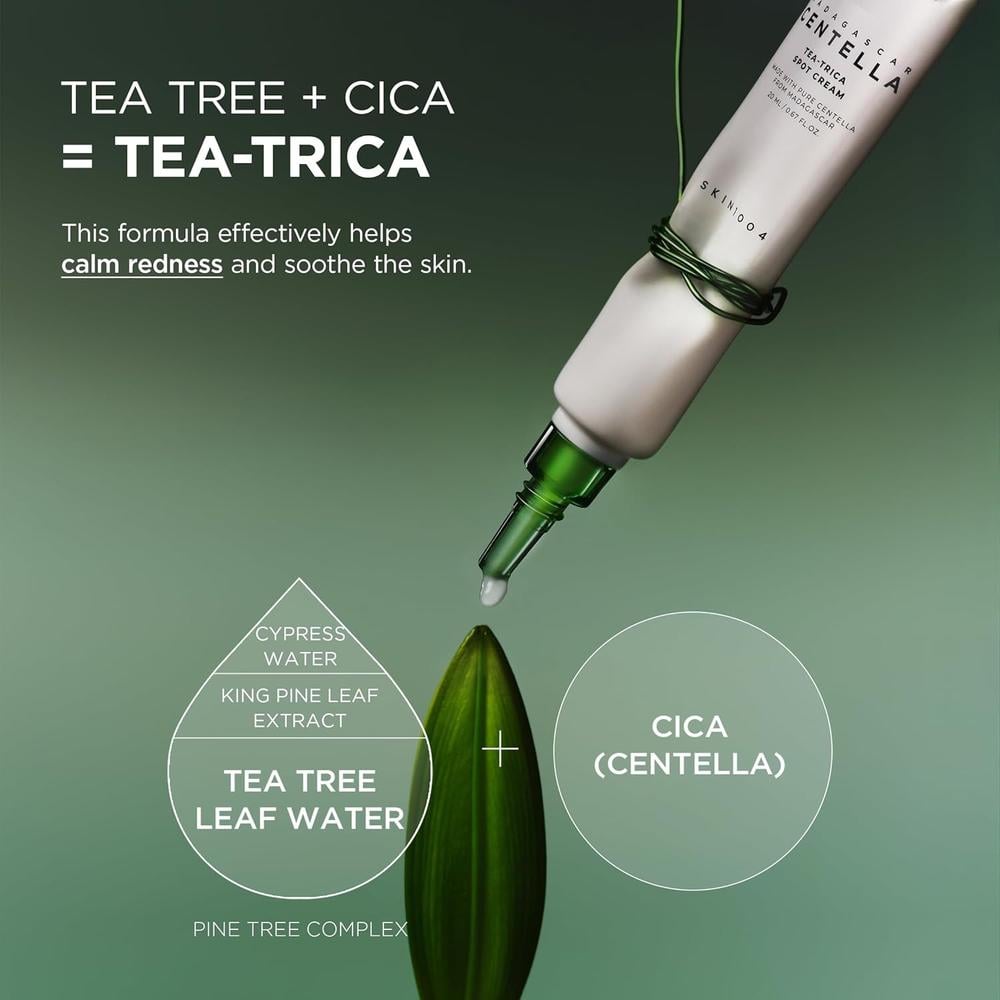 CREMA FACIAL TEA-TRICA TRATAMIENTO ANTI IMPERFECCIONES SKIN1004 | 0.67 OZ / 20 ML - 3