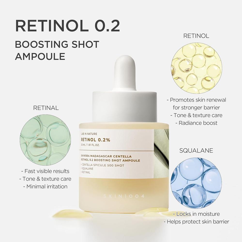 SÉRUM FACIAL RETINOL 0.2% ANTIEDAD REAFIRMANTE SKIN1004 | 1.01 OZ / 30 ML - 2