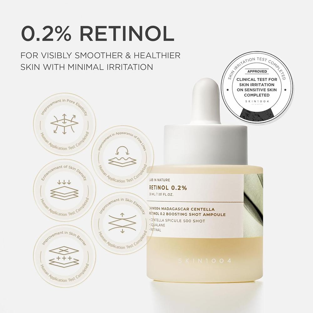 SÉRUM FACIAL RETINOL 0.2% ANTIEDAD REAFIRMANTE SKIN1004 | 1.01 OZ / 30 ML - 4