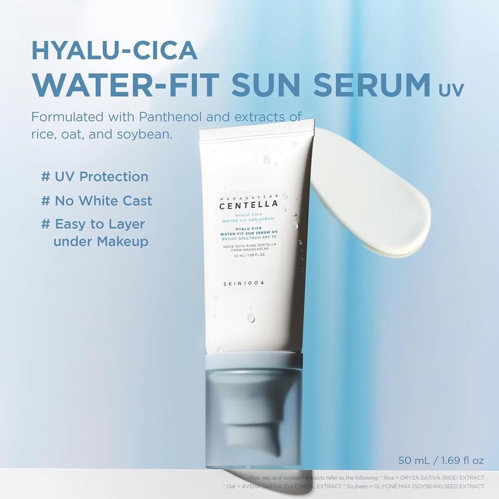 PROTECTOR SOLAR FACIAL HYALU-CICA SPF 50 HIDRATANTE SKIN1004 | 1.69 OZ / 50 ML - 2