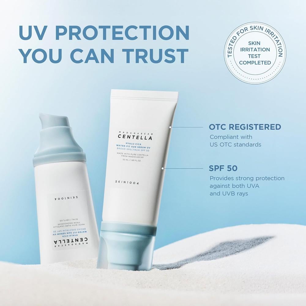 PROTECTOR SOLAR FACIAL HYALU-CICA SPF 50 HIDRATANTE SKIN1004 | 1.69 OZ / 50 ML - 3