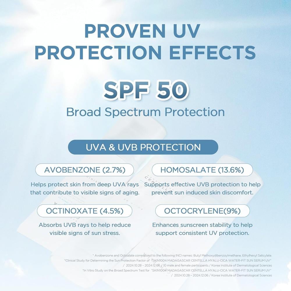 PROTECTOR SOLAR FACIAL HYALU-CICA SPF 50 HIDRATANTE SKIN1004 | 1.69 OZ / 50 ML - 4