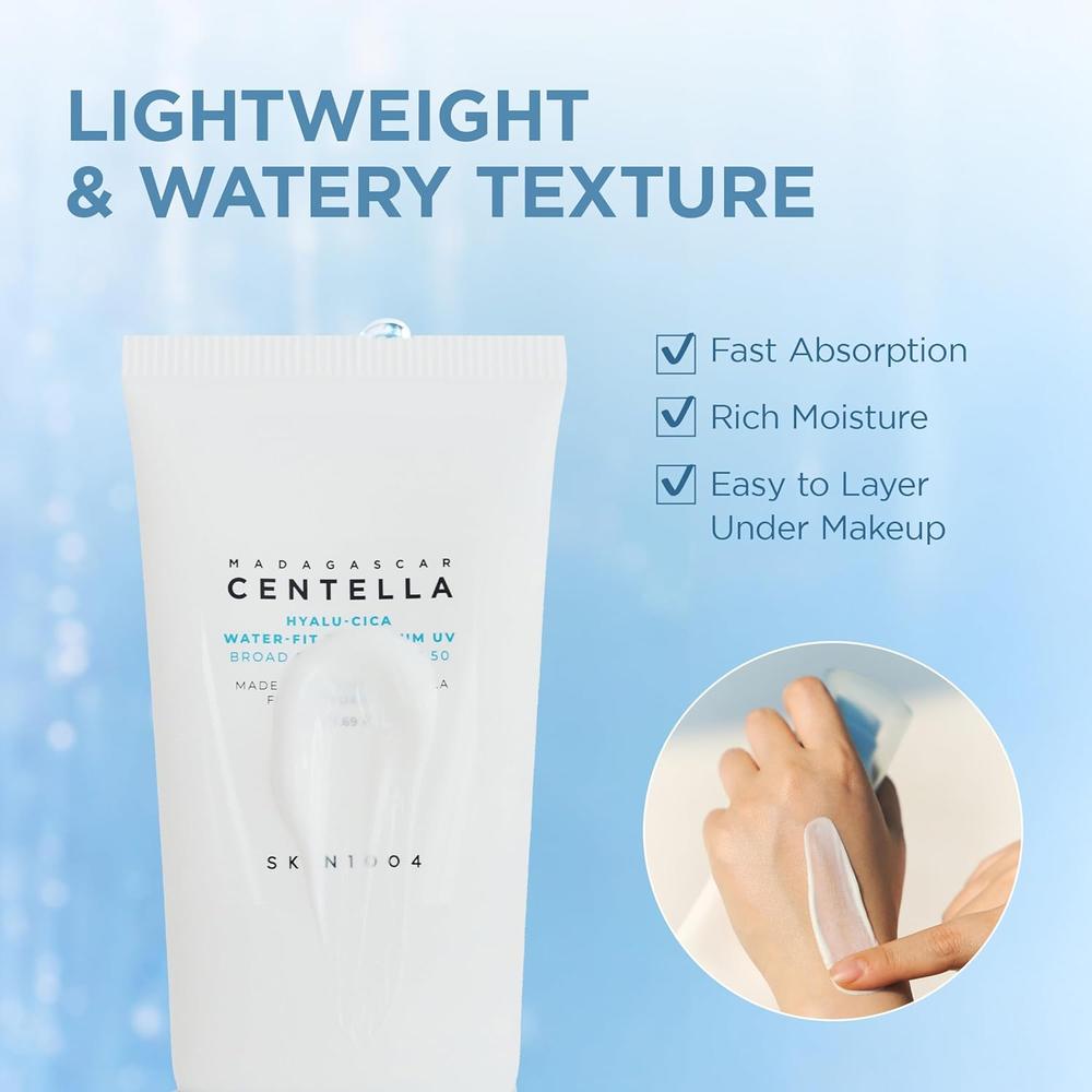 PROTECTOR SOLAR FACIAL HYALU-CICA SPF 50 HIDRATANTE SKIN1004 | 1.69 OZ / 50 ML - 6