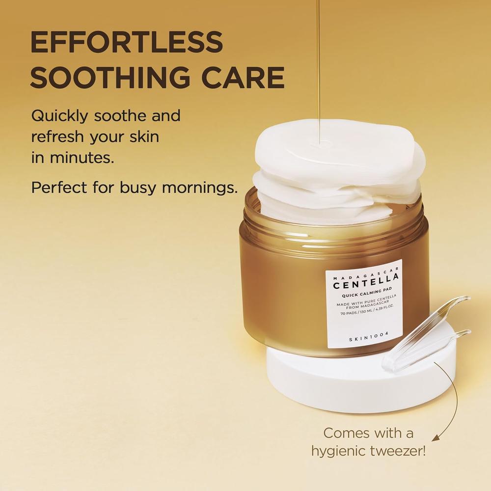 PADS FACIALES CENTELLA MADAGASCAR HIDRATANTES CALMANTES SKIN1004 | 70 UNIDADES - 4
