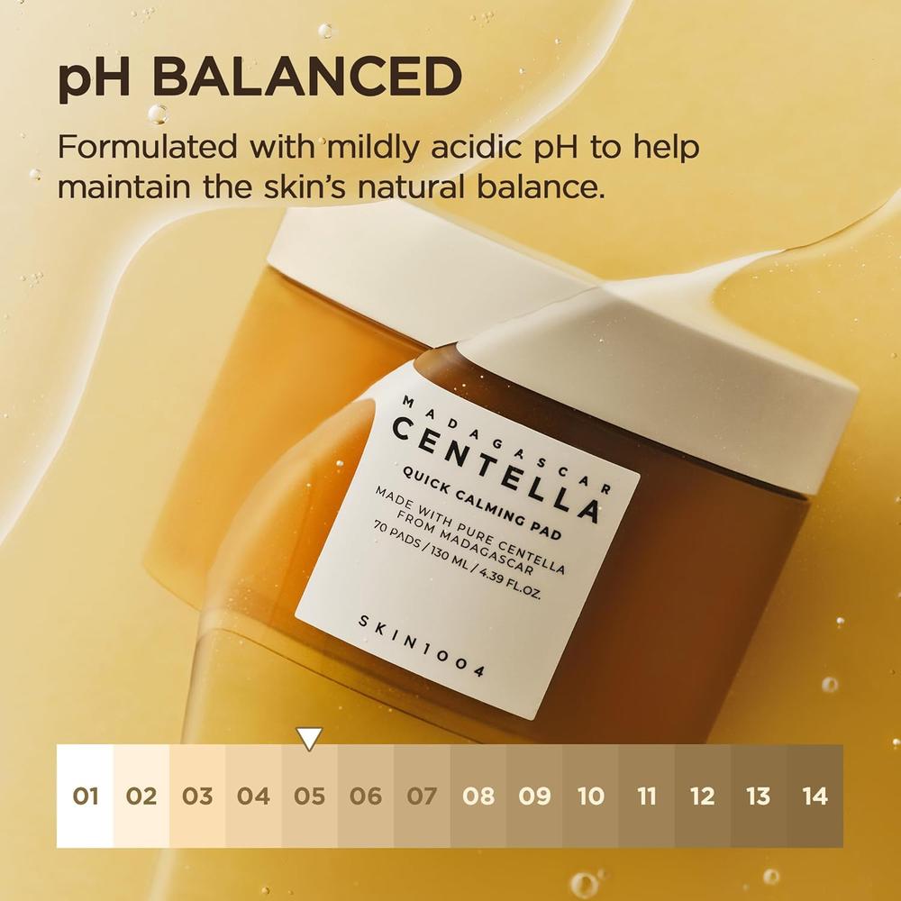 PADS FACIALES CENTELLA MADAGASCAR HIDRATANTES CALMANTES SKIN1004 | 70 UNIDADES - 5