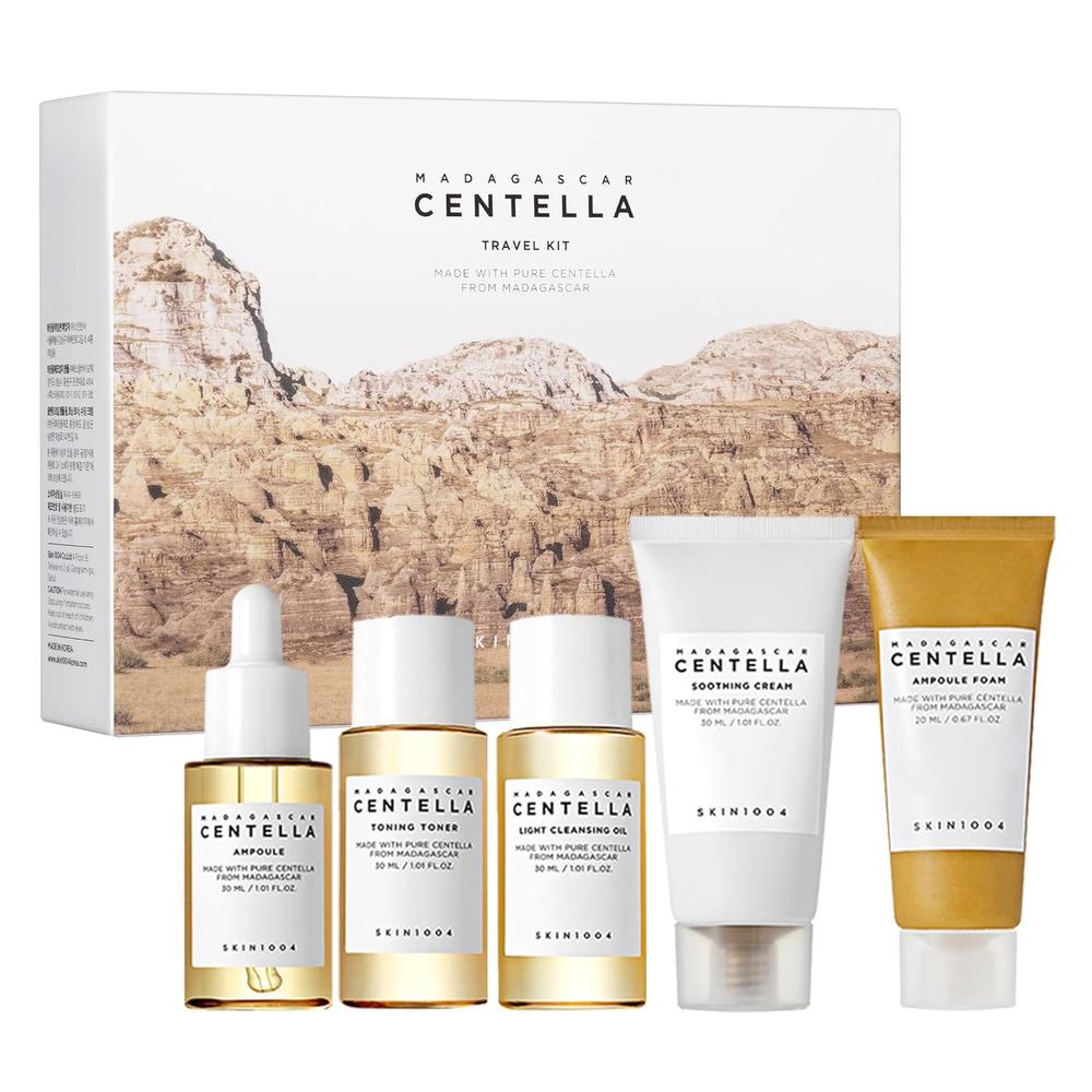 SET FACIAL CENTELLA MADAGASCAR TAMAÑO VIAJE SKIN1004 - 1