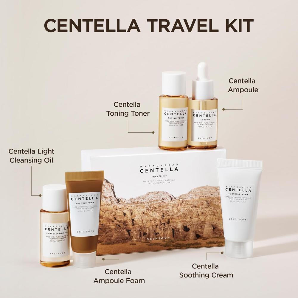 SET FACIAL CENTELLA MADAGASCAR TAMAÑO VIAJE SKIN1004 - 2