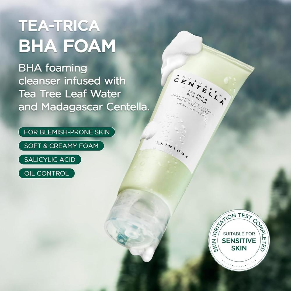 ESPUMA LIMPIADORA FACIAL TEA-TRICA BHA PURIFICANTE SKIN1004 | 4.22 OZ / 125 ML - 2