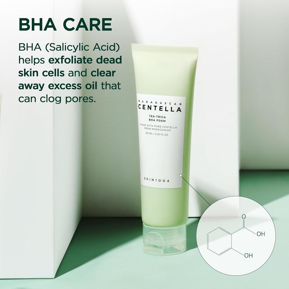 ESPUMA LIMPIADORA FACIAL TEA-TRICA BHA PURIFICANTE SKIN1004 | 4.22 OZ / 125 ML - 5