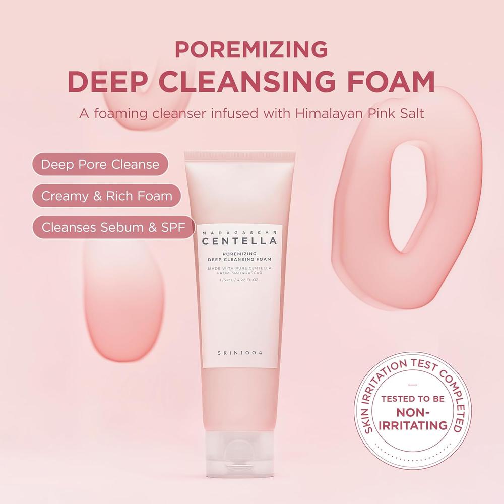 ESPUMA LIMPIADORA FACIAL POREMIZING LIMPIEZA PROFUNDA SKIN1004 | 4.23 OZ / 125 ML - 2