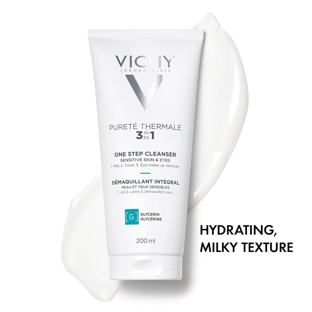 LIMPIADOR 3 EN 1 PIEL SENSIBLE PURETE THERMALE VICHY 6.7 OZ / 200 ML - 4