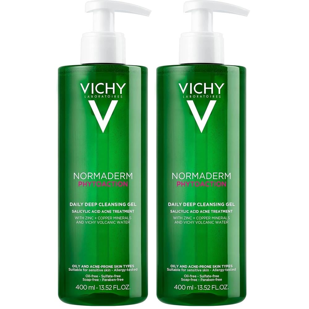 PACK LIMPIADOR PURIFICANTE ANTI IMPERFECCIONES NORMADERM VICHY 400 ML 2 PZS - 1