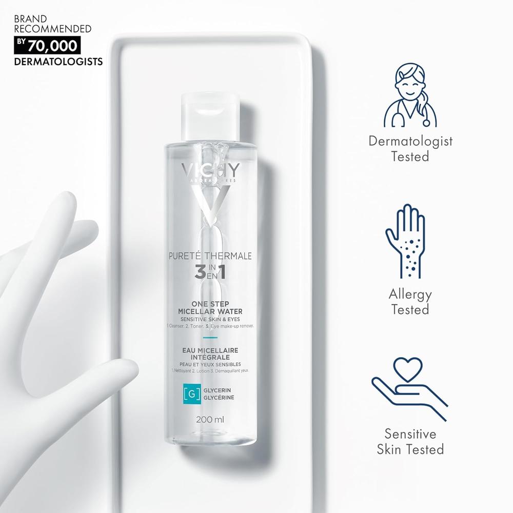 AGUA MICELAR DESMAQUILLANTE PURETE THERMALE VICHY 200 ML - 5