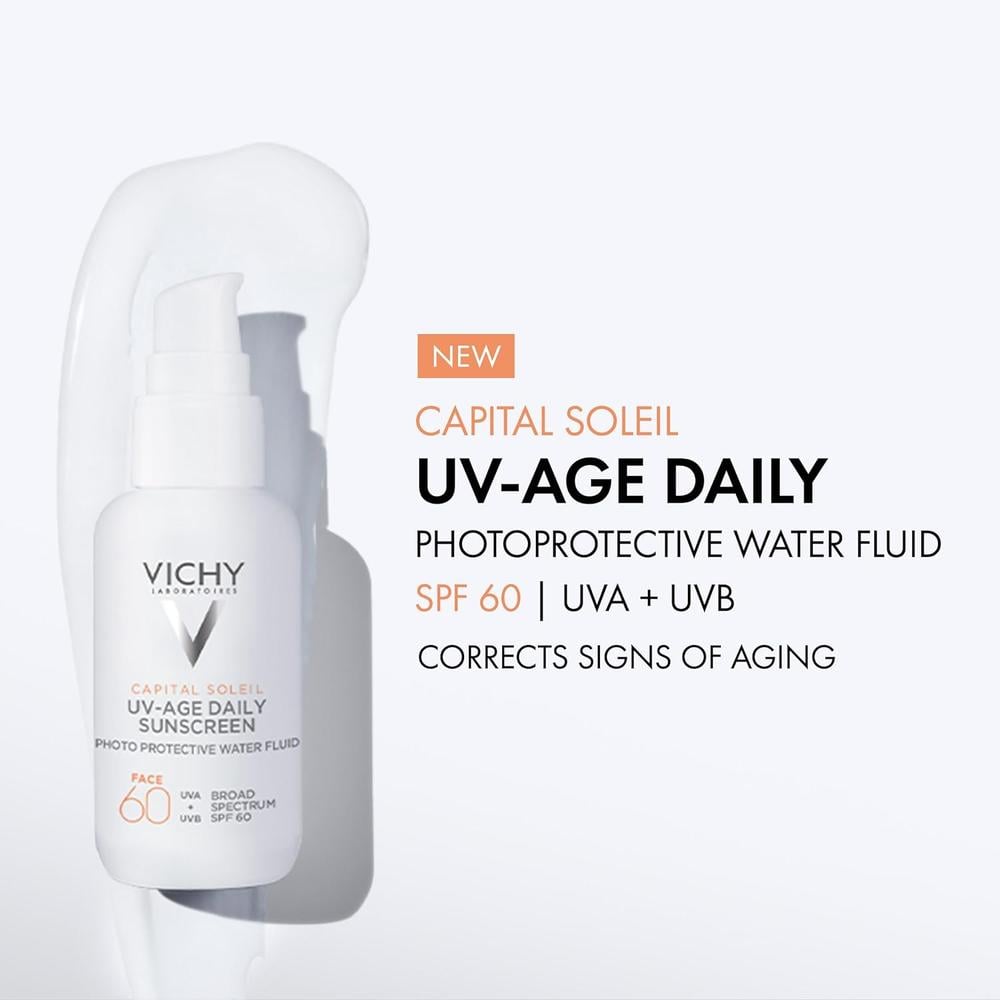 PROTECTOR SOLAR FACIAL CAPITAL SOLEIL UV-AGE DAILY VICHY SPF 60 - 1.69 OZ / 50 ML - 2