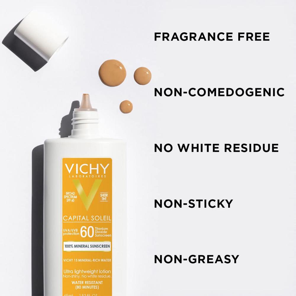 PROTECTOR SOLAR CON COLOR VICHY CAPITAL SOLEIL FPS 60 - 1.5 OZ / 40 ML - 4