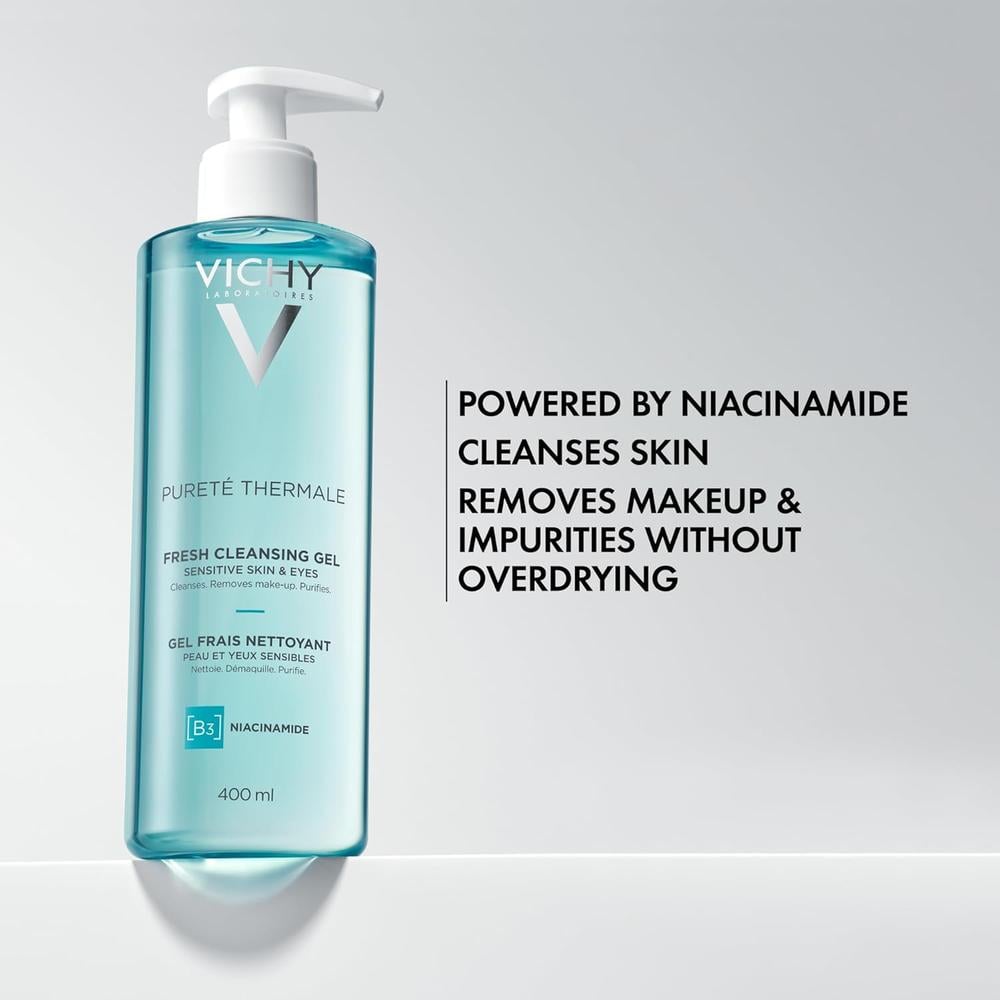 LIMPIADOR SUAVE DESMAQUILLANTE PURETE THERMALE VICHY 13.5 OZ / 400 ML - 2