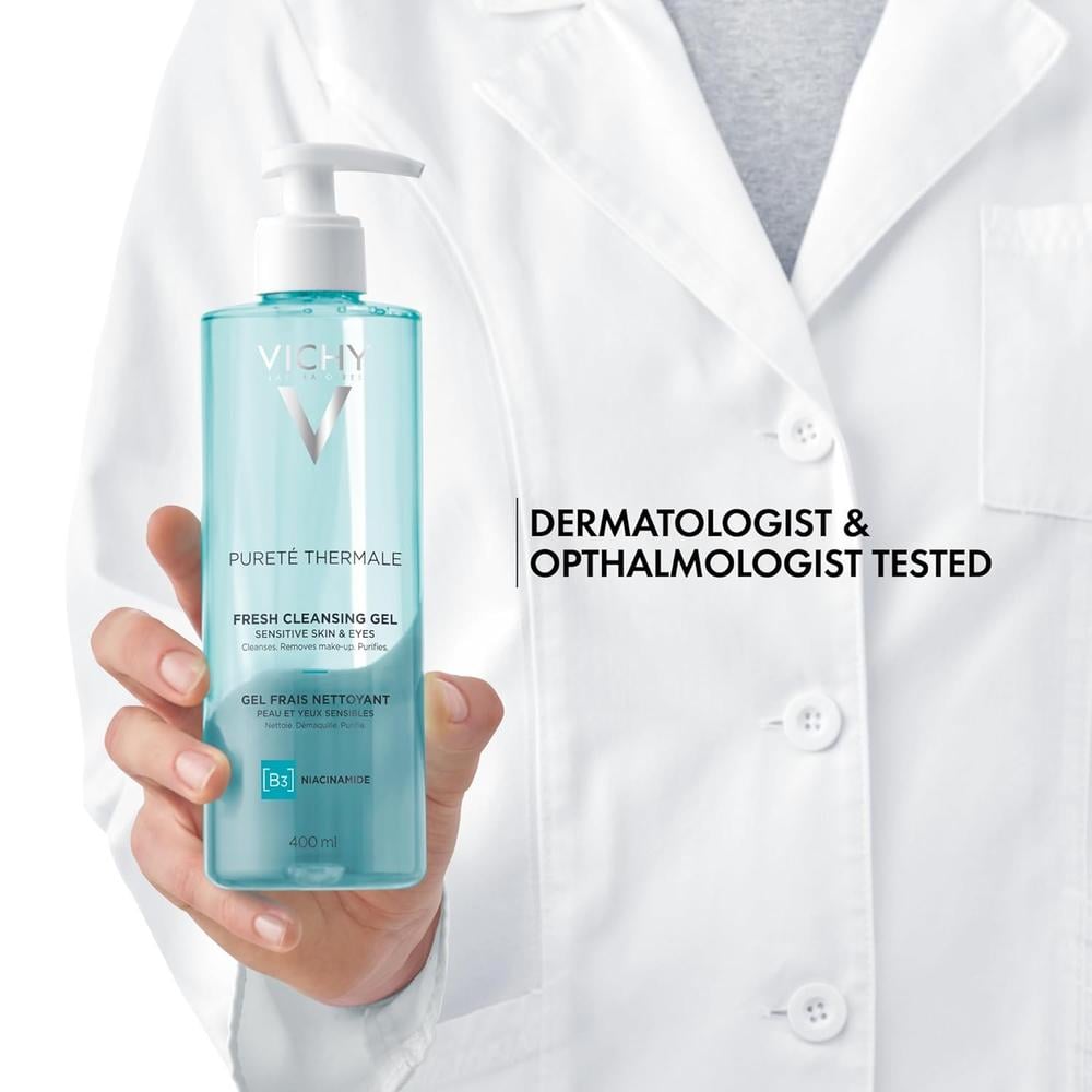 LIMPIADOR SUAVE DESMAQUILLANTE PURETE THERMALE VICHY 13.5 OZ / 400 ML - 3