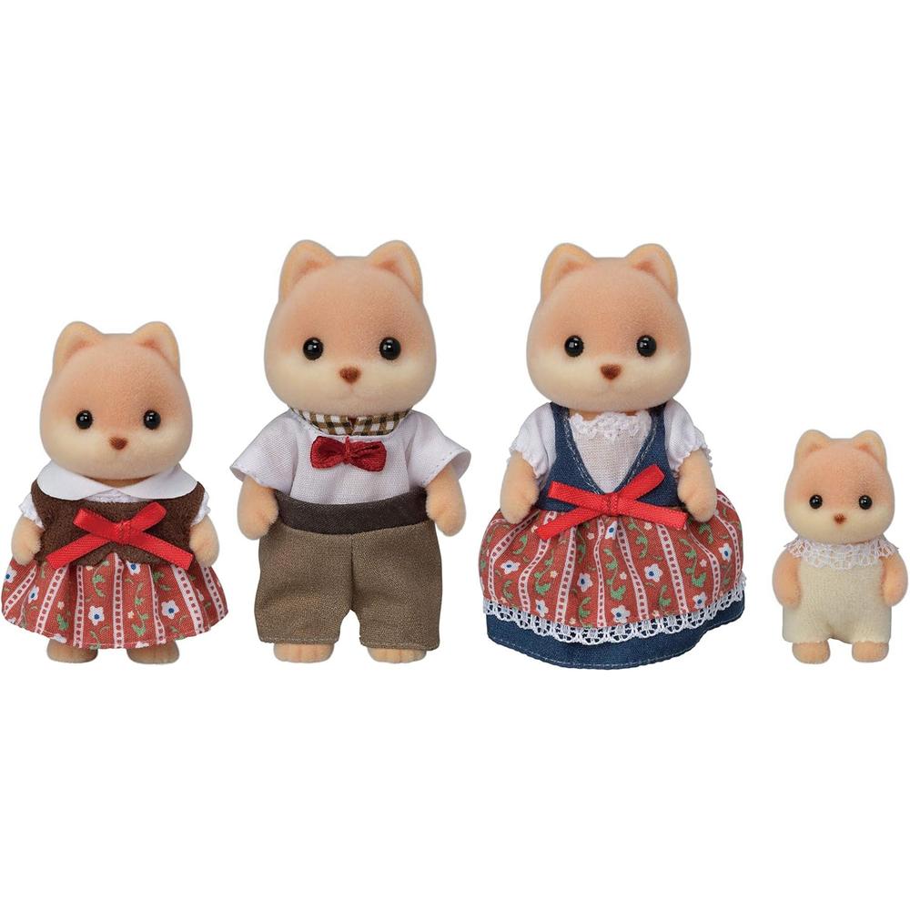 MUÑECA SYLVANIAN FAMILIES FAMILIA PERROS CARAMELO - 1