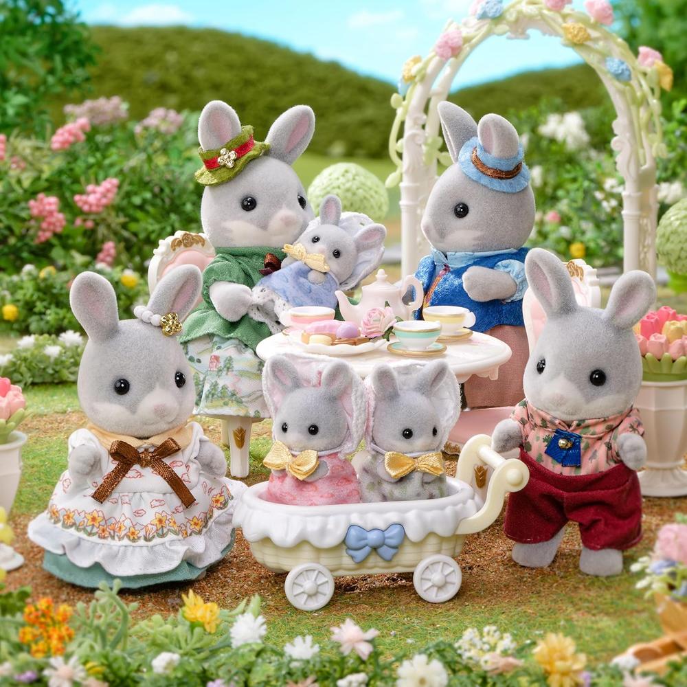 MUÑECA SYLVANIAN FAMILIES FAMILIA CONEJO BLANCO CELEBRACIÓN - 2